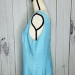 Jade Melody Tam Sleeveless Embroidered Dress Turquoise Gold Sz L V Photo 6