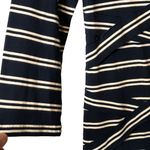 Chico's Chico’s Layered Double-Stripe Top Black White Striped ‎ Vanity Size 0/US Small Photo 6