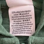 PINK VS Women’s Green Cropped Zip Up Hoodie Sz XL Photo 3