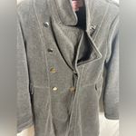Copper Key Women’s Gray Military Style Peacoat Size 14/16 Double Breasted Jacket Photo 1