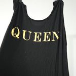 Stylish Black 'Queen' Tank Top Size XL Photo 0
