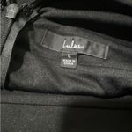 Lulu's Black and Silver Sleeveless Jumpsuit Size L Photo 7