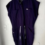 FIGS Technical Collection Womens Jumpsuit Purple Cap Sleeve Size L Workwear Photo 1