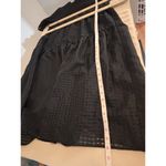 H & M Women Dress Oversized Black Boxy Loose Tiers Pleated Short Sleeve Lined Size M Photo 8