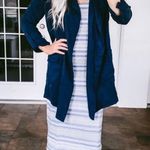 Lysse  Mulholland Blue Striped Tank Dress Photo 4