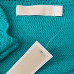 Christina XL aquamarine Knit Pullover top Green Photo 2