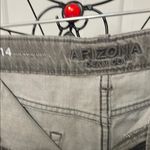 Arizona Jeans 🥈🥈🥈BOGOHO 🥈🥈🥈Silver Metallic Mini Skirt for Casual Night Out-size 10 Photo 8