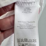 Boden Carina Jersey Tunic Dress Coverup White Red Pom Pom Preppy Beach Size 8L Photo 2