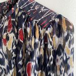 Isabel Marant  Pilay Printed Patchwork Silk Blouse in Midnight Photo 5