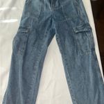Silver Jeans Women’s Denim Cargo Jeans Photo 0