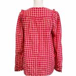 Anthropologie HOLDING HORSES  Plaid Blouse 10 Photo 2