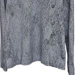 Lululemon Ready To Rulu Turtleneck Running Luon Spray Jacquard White Black 10/12 Photo 4