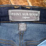 Point Sur dark wash high rise ankle skinny 26 stretchy mom jeans Blue Photo 3