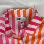 Beach Riot  women's small medium Alexa casual Pink and Orange Button Down Shirt Photo 3