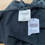 Soma Soft Jersey Peasant Sleeve Quiet Geo Black Top Size XS Photo 4