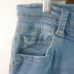 Angel Kiss  20x26 High Waisted 90s Stretch Medium Wash Crop Jeans Plus Photo 7