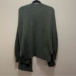 Madewell Green Cozy Walker Cardigan Slouchy Open Front Sweater Alpaca Sz Small Photo 9