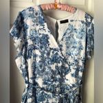 Lane Bryant  sz 22 Cap Flutter-Sleeve Surplice Tiered Maxi Dress Vintage Fields Photo 3