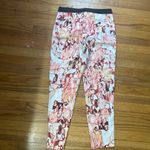 Donna Karan New York Printed Cotton Pants – Chic Designer Comfort Pink Size 6 Photo 4