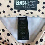Beach Riot  Cara Leggings V Waist Polka Dot Black Cream Size Large Athletic Photo 6
