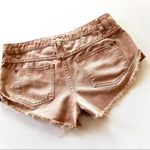 Free People  Tan Denim Cut Off Shorts Photo 2