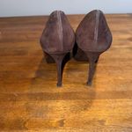 Saint Laurent  Brown Suede Tribtoo Pumps Photo 4