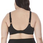 Lands' End Black Underwire Wrap Plunge Bikini Top Photo 1