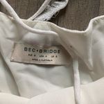 Bec & Bridge  raw edge white maxi dress Photo 4