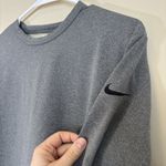 Nike  Women's Dry Top Crew Long Sleeve SweatShirt Back Wrap‎ Gray Small Photo 1
