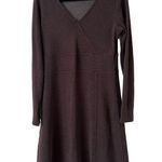 Horny Toad  Dark Gray Tencel Long Sleeve Knee Length Athletic Dress Size Medium Photo 0