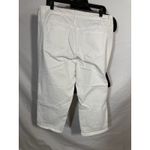 Charter Club  Capri Bristol Sz 18 White‎ Crop Mid Rise Stretch Pockets Casual Photo 3