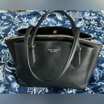 Kate Spade Monet Large Triple Compartment Tote with black pebbled leather Photo 4