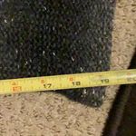 Style & Co. Dark Gray and Silver Knit Cardigan Black Size XL Photo 7