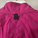 Athleta  x Alicia Keys Sz 0 Hot Pink Nylon Utility Jumpsuit Open Back Long Sleeve Photo 9