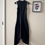 All Saints Gia Ribbed Asymmetrical Midi Dress Photo 6