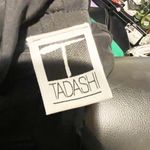 Tadashi Shoji Tadashi Size P Black Pull On Fringe Midi Length Skirt Photo 2