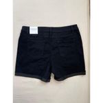 Workshop Republic Clothing WORKSHOP Republic Jean Shorts Size 14 Black Modern Fit Cuffed Hem Casual Stretch Photo 1