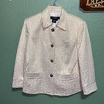 Peck & Peck Vintage Gold Shimmering Dress Coat  Medium Photo 1