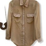 Love Culture ‎ Sheer Blouse Tan Photo 0