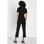 Lulus NWOT  Sensible Sensation Black Tie-Front Short Sleeve Jumpsuit XS Photo 1