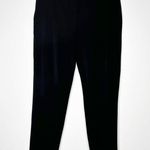 Theory Treeca Cropped Slacks Pants Wool Blend Slim-Leg Women's Black Size 2 Photo 0