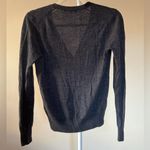 Uniqlo Charcoal Button-Up Cardigan 100% Wool - XS Dark Academia Photo 1