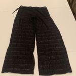 Jordan Taylor  Women’s Medium Sexy Sheer Black Pull-On Swim Cover Beach Pants Photo 3