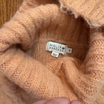Molly Bracken  Peach Cable Knit Turtleneck Sweater Photo 1
