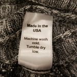 Michael Stars 💕💕 Ribbed Long Sleeve Surplice Bodysuit ~ Dark Gray Small S NWOT Photo 10