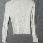 Aeropostale Women's Size Medium High Neck lightweight grey Long Sleeve Top Photo 6