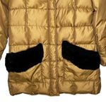 Vintage‎ Comfy Goose Down Coat Brown Size 14 Photo 5