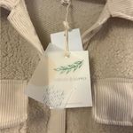 Thread & Supple Size Large Teddy Fleece Shacket Jacket New With Tags White Photo 3