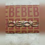 Bebe  Women's Wristlet Wallet Monogram Vanilla/Gold Color NWT Photo 8