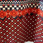 Carolyn Taylor  Dark Blue Floral Blouse large nwt Photo 13